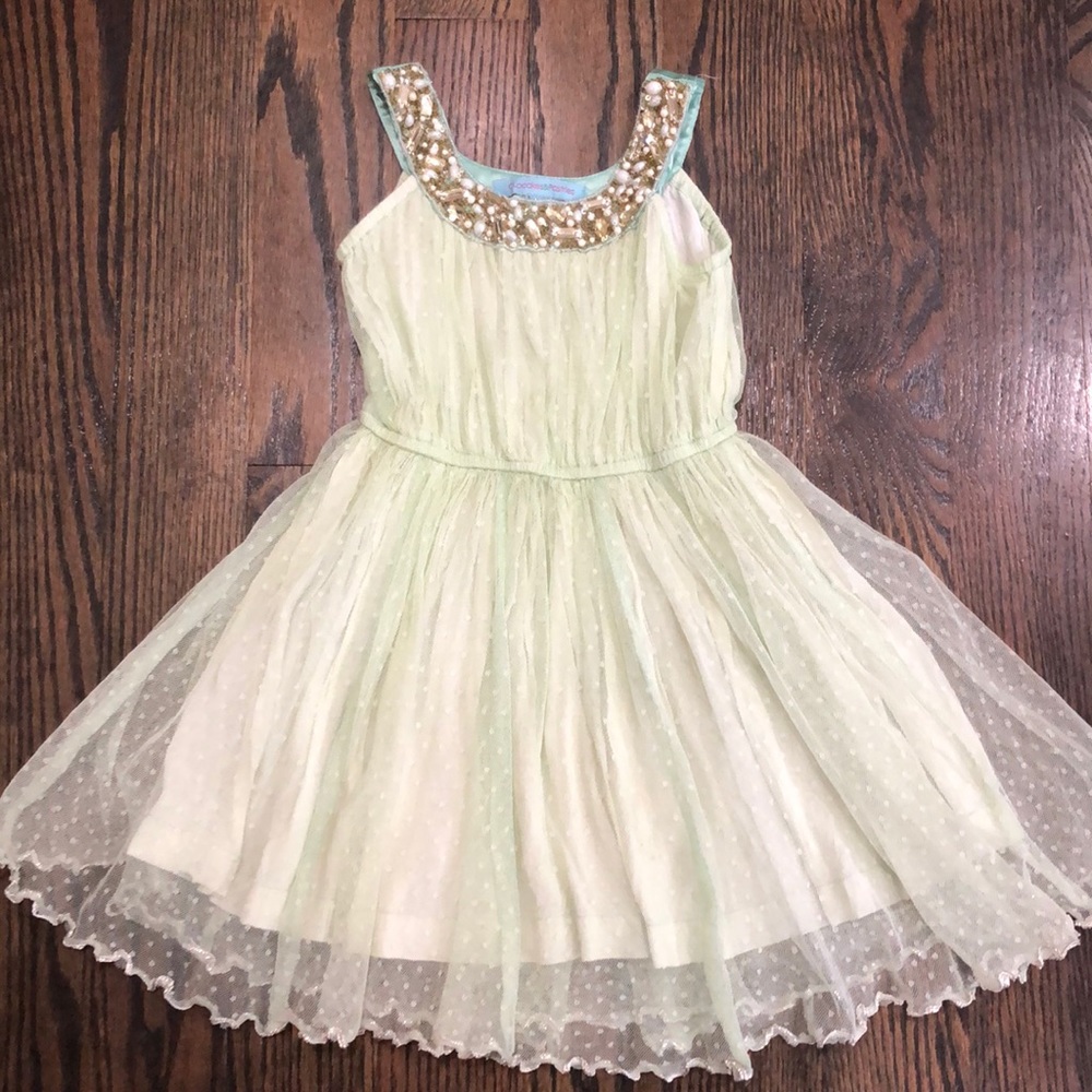Cupcakes and pastries beaded dress size 4